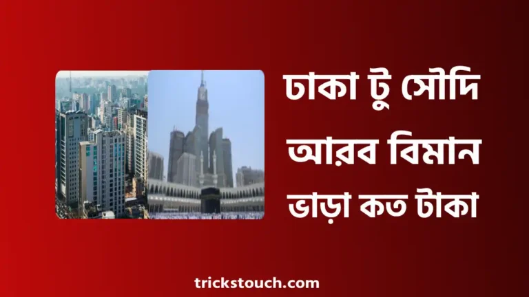 ঢাকা টু সৌদি আরব বিমান ভাড়া কত ২০২৫